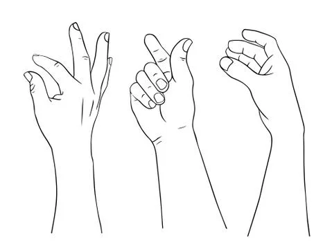 Isolated hand Stock Illustration