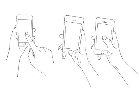 Isolated hand Stock Illustration