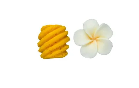 Isolated hand made soap on white background Stock Photos