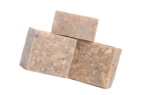 Isolated handmade soap Fotos Stock