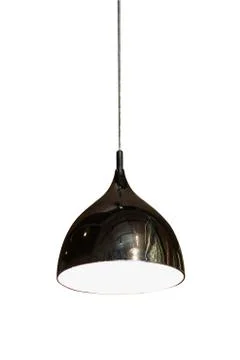 Isolated hanging lamp with path easy for your work Stock Photos