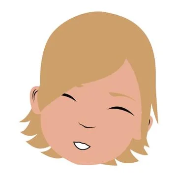 Isolated happy avatar Stock Illustration