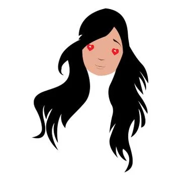 Isolated happy avatar Stock Illustration
