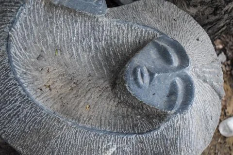 Isolated Head sculptor Stock Photos