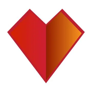 Isolated heart icon Stock Illustration
