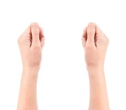 Isolated holding hands Stock Photos