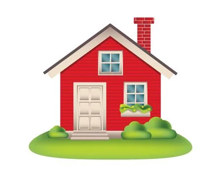 Isolated home vector illustration Stock-Illustration
