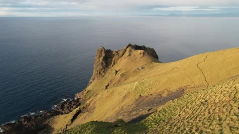Isolated house in Iceland Stock Footage 256054703