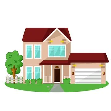 Isolated house icon Stock Illustration