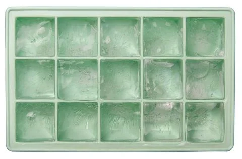 Isolated Ice Tray Stock-Fotos