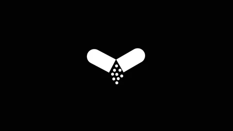 Isolated icon of tablet appears on a black background. Stock Footage 229655373