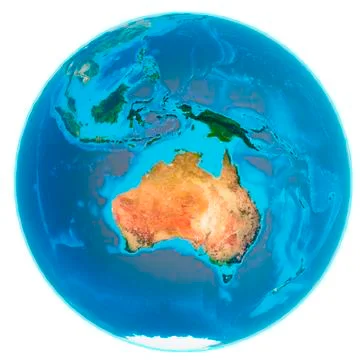 Isolated image of Earth globe. Elements of this image furnished by NASA. Stock Illustration