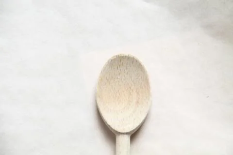 Isolated image of a wooden spoon Stock Photos
