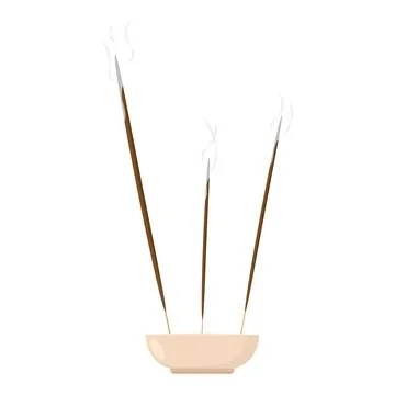 Isolated incense aromatherapy spa vector illustration Stock Illustration