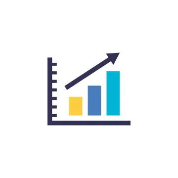 Isolated increase workflow vector design Stock Illustration