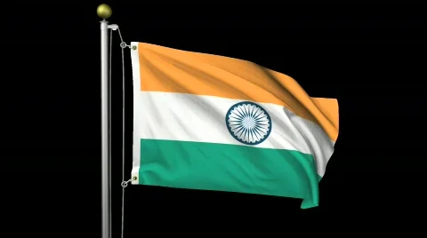 Isolated India Stock Footage 455762