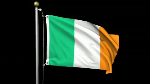 Isolated Ireland Stock Footage 455598