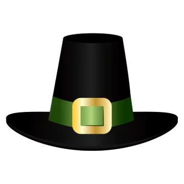 Isolated irish hat Stock Illustration