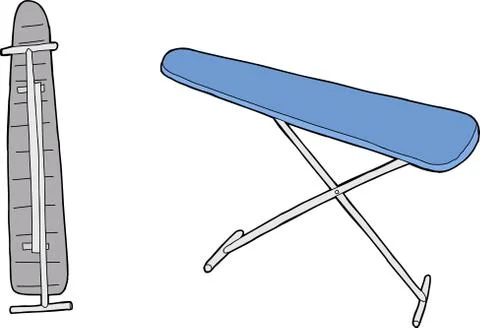 Isolated ironing board Stock Illustration