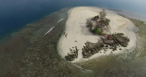 Isolated Island Stock Footage 131220421