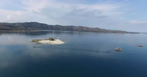 Isolated Island Stock Footage 131226368