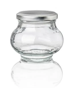 Isolated jam jar Stock Photos