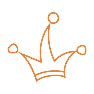 Isolated jester hat icon flat and simple design Vector Stock Illustration