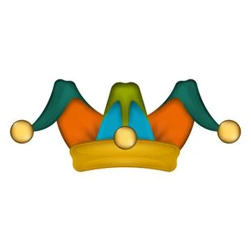 Isolated jester hat Stock Illustration