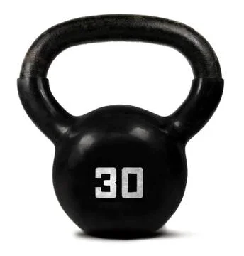Isolated kettlebell Foto stock