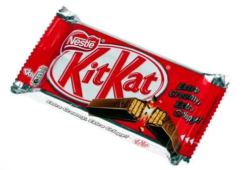 Isolated kit kat Stock Photos