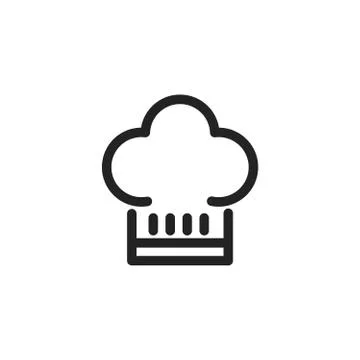 Isolated kitchen chefs hat vector design Stock Illustration