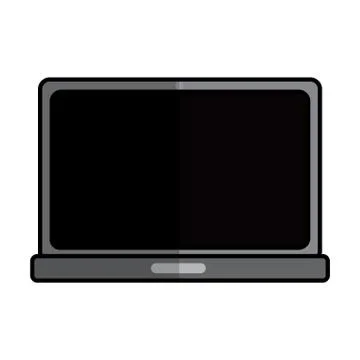 Isolated laptop icon Illustrazione stock
