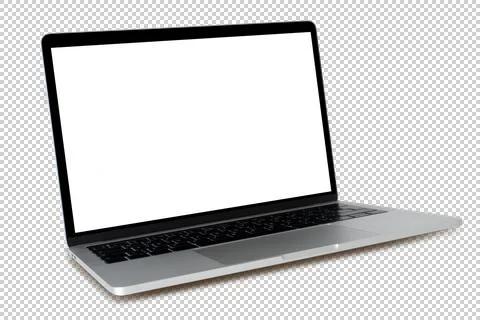 Isolated laptop Stock Photos