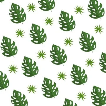 Isolated leaf background design vector illustration Illustrazione stock