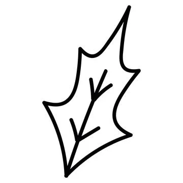 Isolated leaf icon Flat design Vector Illustrazione stock