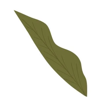 Isolated leaf icon vector design Illustrazione stock