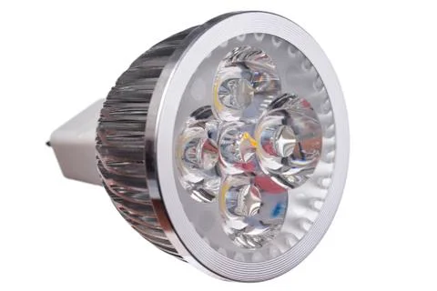 Isolated  LED light bulb Stock Photos