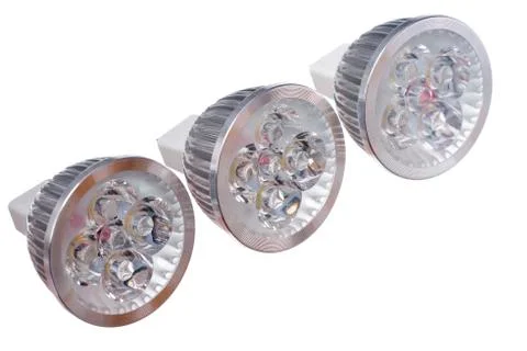 Isolated  LED light bulb Stock Photos