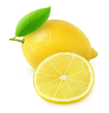 Isolated lemon Foto stock