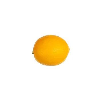 Isolated lemon on a white background. Stock Photos