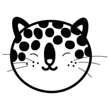 Isolated leopard cartoon vector design vector illustration 스톡 일러스트