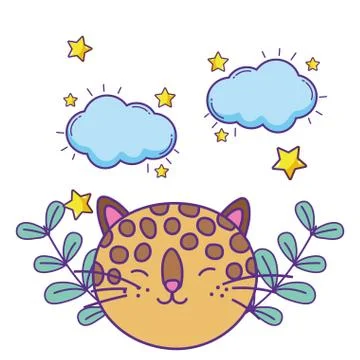 Isolated leopard cartoon vector design vector illustration 스톡 일러스트