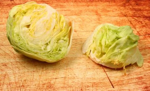 Isolated lettuce head Stock Photos