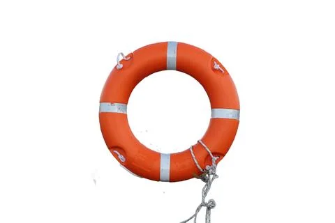 Isolated Lifebuoy Float - No Background Stock Photos