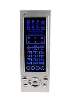 Isolated lighted tv remote control Stock Photos