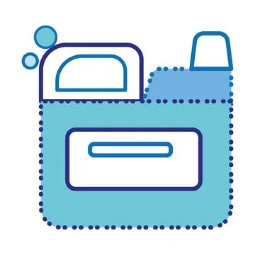 Isolated liquid soap bottle cleanliness icon Vector Stock Illustration