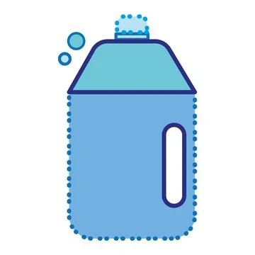 Isolated liquid soap bottle cleanliness icon Vector Stock Illustration