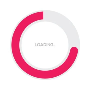 Isolated loading bars Stock Illustration