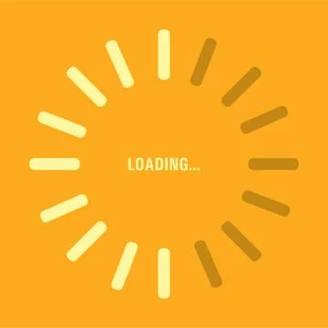 Isolated loading bars Illustrazione stock