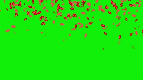 Isolated lot element on chroma key green screen background with fluid Stock-Footage 337047517